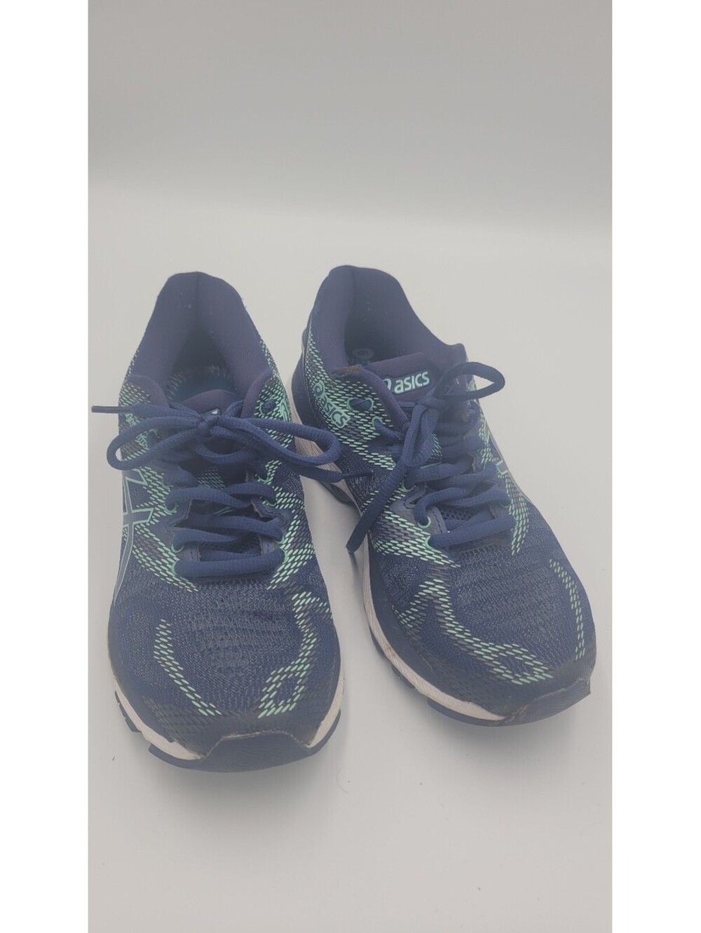ASICS Women's Running Shoes Navy Blue Size 6 US / 37 EU Synthetic Fiber Upper